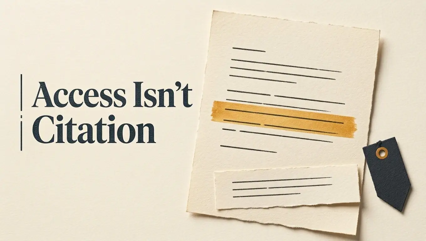 Editorial illustration for Can AI Search Access Your PDF? Checks to Make Before Interpreting a Missing Citation